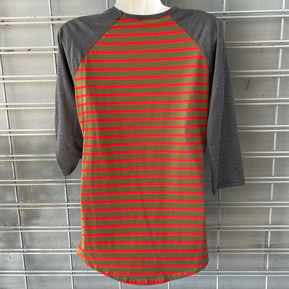 LLR - Striped Printed Randy Top-#0292 - Picture 7 of 12